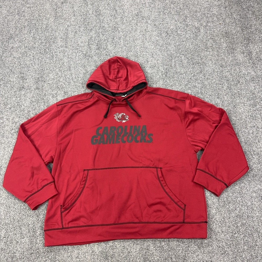 South Carolina Gamecocks Hoodie Mens 3XL Red NCAA Football Russell Athletic